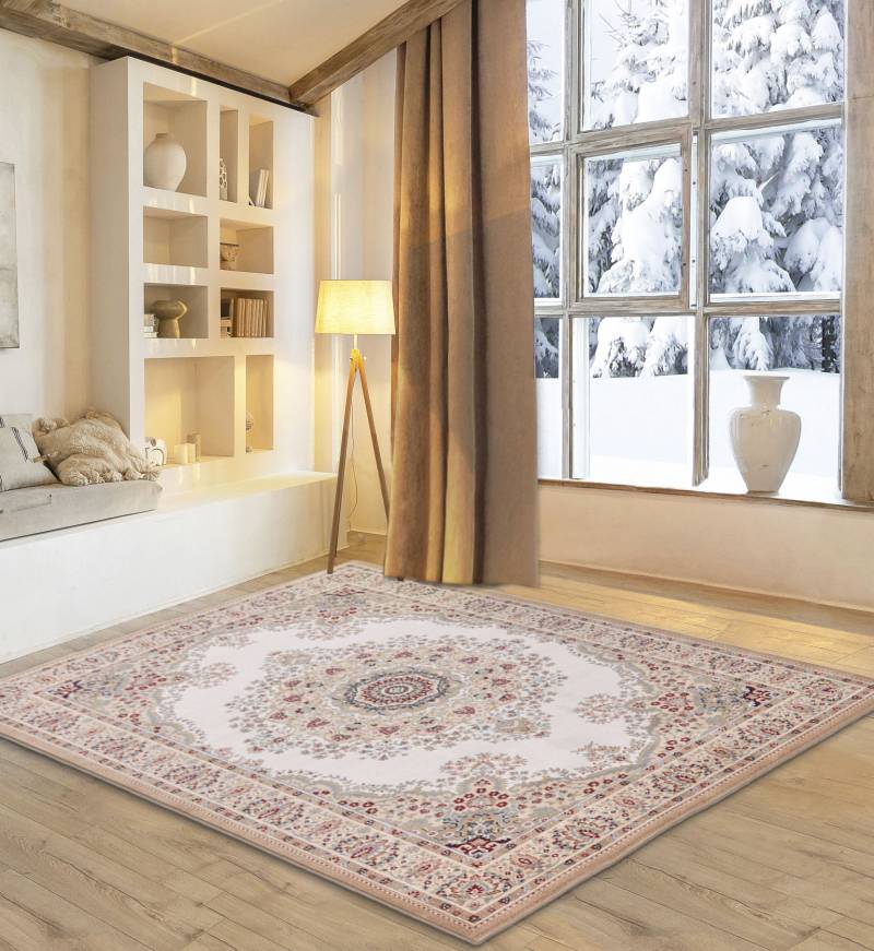 my home Wollteppich "Oriental D3" rechteckig 10 mm Höhe reine Wolle, Orient-Optik, Wohnzimmer von My Home