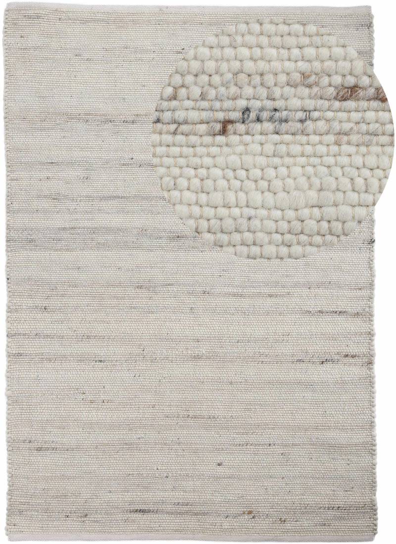my home Wollteppich "Passau Handwebteppich" rechteckig 10 mm Höhe Naturfaser, Wolle, handgewebter Wendeteppich, Schlafzimmer, Wohnzimmer von My Home