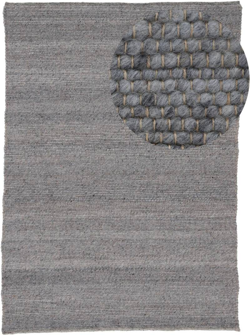 OTTO home Wollteppich "Passau Handwebteppich" rechteckig 10 mm Höhe Naturfaser, Wolle, handgewebter Wendeteppich, Schlafzimmer, Wohnzimmer von Otto Home