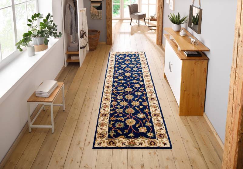 my home Wollteppich "Sahil" rechteckig 14 mm Höhe reine Wolle, Orient-Optik, mit Bordüre, auch als Läufer von My Home