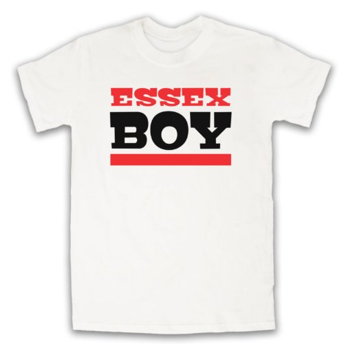 Essex Boy Slogan Herren T-Shirt, Weis, Large von My Icon Art & Clothing