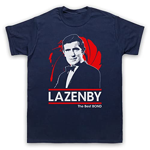 George Lazenby The Best Bond British Spy Secret Agent 00 Double O Herren T-Shirt, Ultramarinblau, Large von My Icon Art & Clothing
