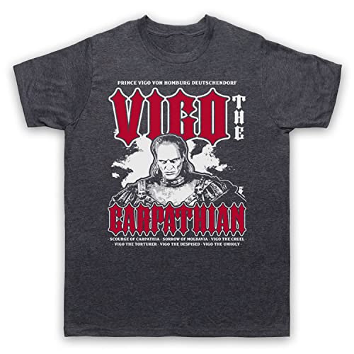 Ghost 2 Vigo The Carpathian Herren T-Shirt, Jahrgang Schiefer, XL von My Icon Art & Clothing