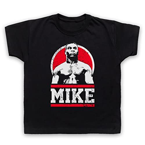 Mike Iron Mike Dynamite Kid Tyson Tribute Kinder T-Shirt, Schwarz, 9-11 Jahren von My Icon Art & Clothing