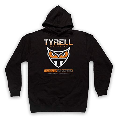 My Icon Art & Clothing Blade Run Tyrell Corp Genetic Replication Nexus 6 Replicants Sci Fi Film Erwachsenen Kapuzensweater, Schwarz, XL von My Icon Art & Clothing