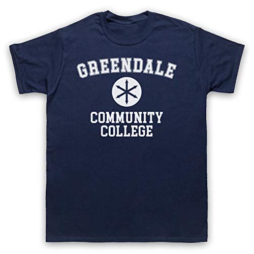 My Icon Art & Clothing Community Greendale Community College Herren T-Shirt, Ultramarinblau, Medium von My Icon Art & Clothing
