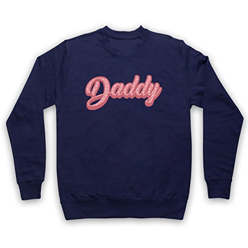 My Icon Art & Clothing Daddy Meme Erwachsenen Sweatshirt, Ultramarinblau, Large von My Icon Art & Clothing