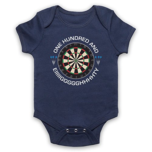 My Icon Art & Clothing Darts Dartboard One Hundred and Eighty Eiiiigggghhhhhty Babystrampler, Ultramarinblau, 6-12 Monate My Icon Art & Clothing Darts Dartboard One Hundred and Eighty Eiiiigggghhhhhty Babystrampler, Ultramarinblau, 6-12 Monate von My Icon Art & Clothing