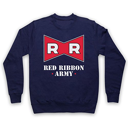 My Icon Art & Clothing Dragon Z Red Ribbon Army Erwachsenen Sweatshirt, Ultramarinblau, Medium von My Icon Art & Clothing