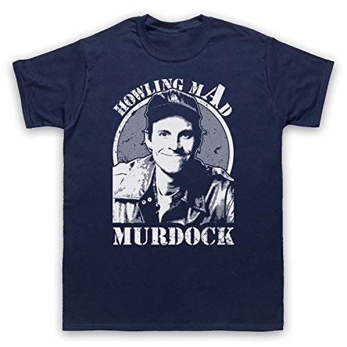 My Icon Art & Clothing Howling Mad Murdock Team Action TV Herren T-Shirt, Ultramarinblau, Medium von My Icon Art & Clothing