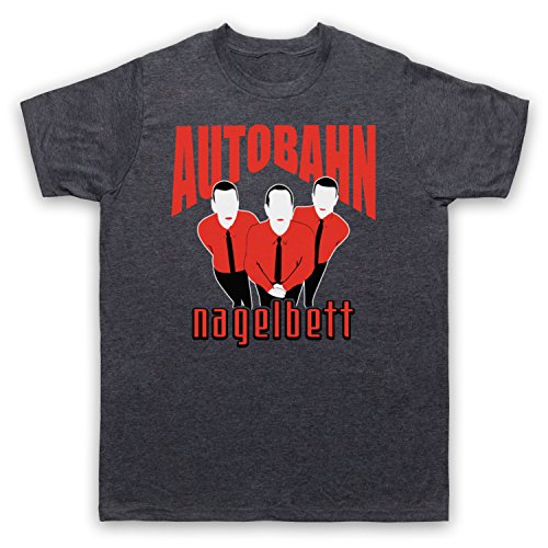 My Icon Art & Clothing Lebowski Autobahn Nagelbett Comedy Film Herren T-Shirt, Jahrgang Schiefer, Large von My Icon Art & Clothing