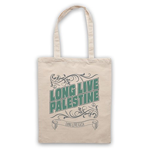 My Icon Art & Clothing Long Live Palestine Long Live Gaza Umhangetaschen, Naturlich von My Icon Art & Clothing