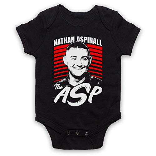 My Icon Art & Clothing Nathan Aspinall The Asp Darts Tribute English Player Babystrampler, Schwarz, 6-12 Monate My Icon Art & Clothing Nathan Aspinall The Asp Darts Tribute English Player Babystrampler, Schwarz, 6-12 Monate von My Icon Art & Clothing