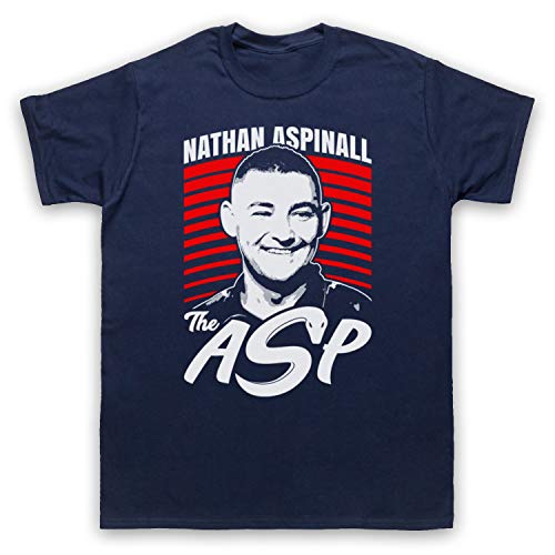 My Icon Art & Clothing Nathan Aspinall The Asp Darts Tribute English Player Herren T-Shirt, Ultramarinblau, Small von My Icon Art & Clothing