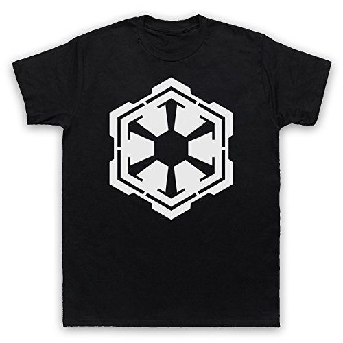 My Icon Art & Clothing Star Sith Empire Logo Sci Fi Space Film Herren T-Shirt, Schwarz, XL von My Icon Art & Clothing