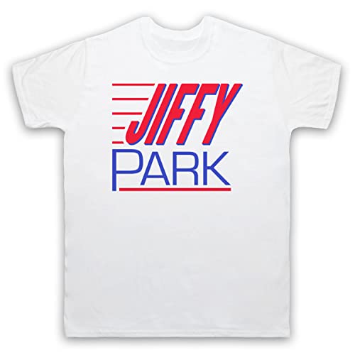 Sein Jiffy Park As Worn by Kramer Herren T-Shirt, Weiß, XL von My Icon Art & Clothing