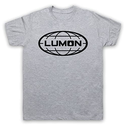 Sever Lumon Globe Logo Herren T-Shirt, Grau, Large von My Icon Art & Clothing