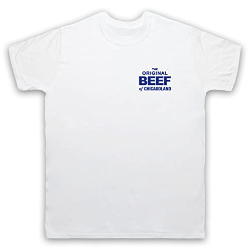 The Bear Original Beef of Chicagoland Staff Uniform Herren T-Shirt, Weiß, Large von My Icon Art & Clothing