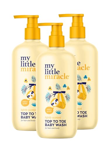 My Little Miracle Baby-Haar- und Körperwäsche, reißfreie, sanfte Formel für alle Haut- und Haartypen, 500 ml, 3 Stück My Little Miracle Baby-Haar- und Körperwäsche, reißfreie, sanfte Formel für alle Haut- und Haartypen, 500 ml, 3 Stück von My Little Miracle