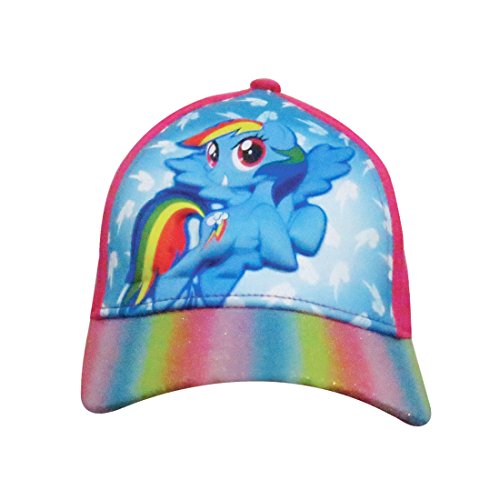 My Little Pony Baseball Cap Rainbow Dash Blue 3D-Popup Kinder/Mädchen von My Little Pony