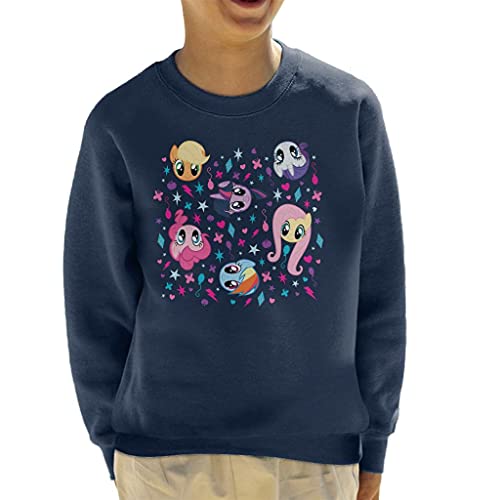 My Little Pony Character Heads Kid's Sweatshirt von My Little Pony