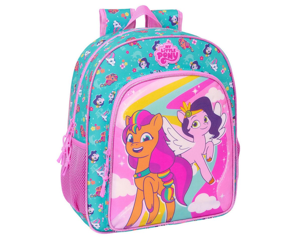 My Little Pony Rucksack Kinder Rucksack My Little Pony Magic Rosa türkis 32 x 38 x 12 cm von My Little Pony