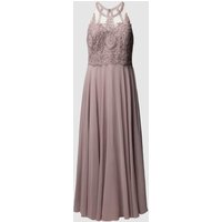 My Mascara Curves PLUS SIZE Abendkleid mit Ziersteinbesatz in Mauve, Größe 52 von My Mascara Curves