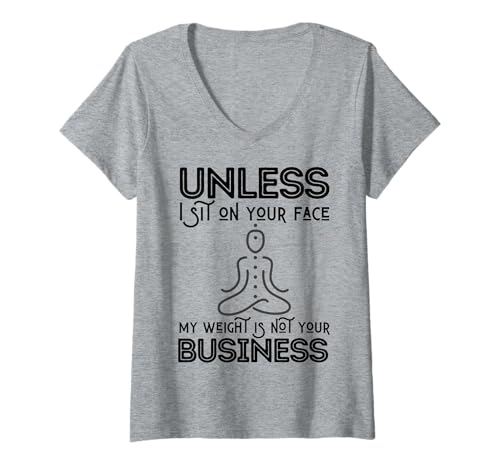 Damen Muttertag sarkastisch My Weight Isn't Your Business Women T-Shirt mit V-Ausschnitt Damen Muttertag sarkastisch My Weight Isn't Your Business Women T-Shirt mit V-Ausschnitt von My Mom's Weight Is Not Your Business Mothers Gifts