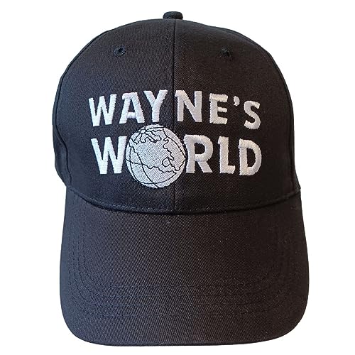 Wayne's World Mütze Wayne Campbell Baseball Cap Kostüm Movie Mike Myers 2 SNL schwarz von My Party Shirt
