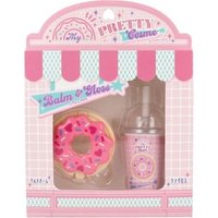 My Pretty Cosme - Donut Lip Balm & Drink Lip Gloss Set Pink Set von My Pretty Cosme