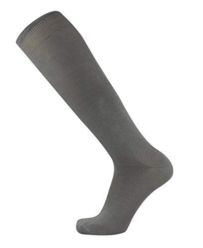 Mysocks Kniehohe mercerisiert Einfache Socken Grau von Mysocks