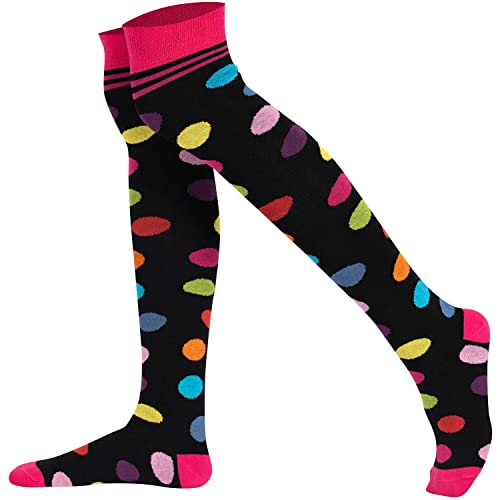 Mysocks Über das Knie Socken Blumenmuster Mehrfarbiger Punktschwarz Mysocks Über das Knie Socken Blumenmuster Mehrfarbiger Punktschwarz von Mysocks