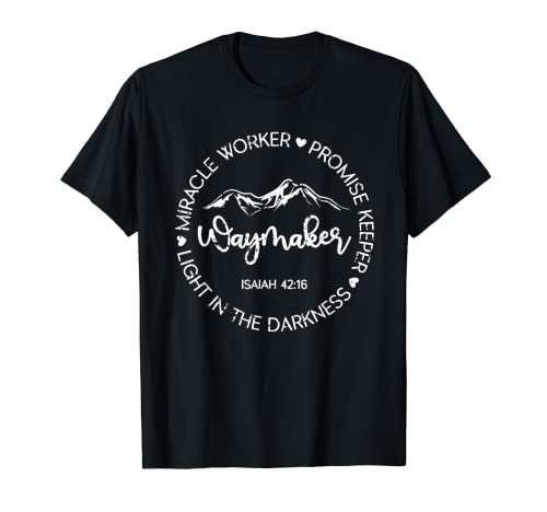 Distresses WayMaker Christian Faith Frauen Mädchen T-Shirt von My UglyT-Shirt Co