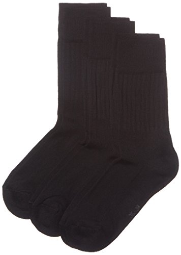 MyWay Damen Sportsocken, 3er Pack, Gr. 35/38, Schwarz (black 610) von MyWay