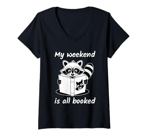 Damen My Weekend Is All Booked T-Shirt mit V-Ausschnitt Damen My Weekend Is All Booked T-Shirt mit V-Ausschnitt von My Weekend Is All Booked