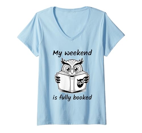 Damen My Weekend Is All Booked T-Shirt mit V-Ausschnitt Damen My Weekend Is All Booked T-Shirt mit V-Ausschnitt von My Weekend Is All Booked