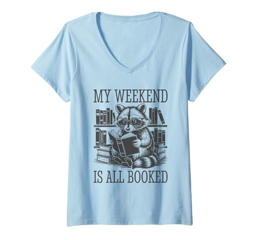 Damen My Weekend Is All Booked T-Shirt mit V-Ausschnitt Damen My Weekend Is All Booked T-Shirt mit V-Ausschnitt von My Weekend Is All Booked