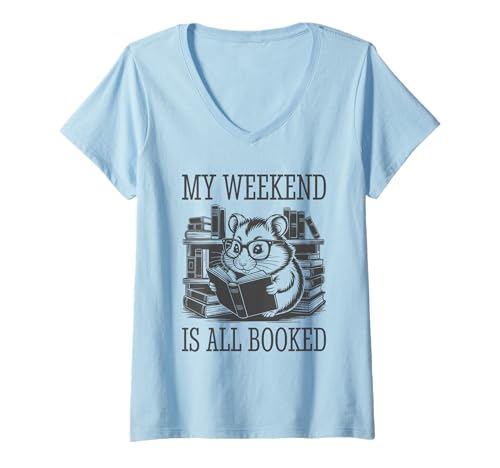 Damen My Weekend Is All Booked T-Shirt mit V-Ausschnitt Damen My Weekend Is All Booked T-Shirt mit V-Ausschnitt von My Weekend Is All Booked