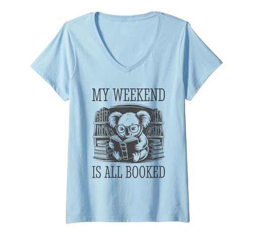 Damen My Weekend Is All Booked T-Shirt mit V-Ausschnitt Damen My Weekend Is All Booked T-Shirt mit V-Ausschnitt von My Weekend Is All Booked