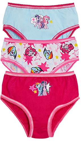 My little Pony - 3er Pack Girls Cotton Briefs Hosen Unterwäsche - 3-4 Jahre von My Little Pony