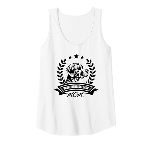 Damen Rhodesian Ridgeback Mom - Mit Banner und Ährenkranz Tank Top Damen Rhodesian Ridgeback Mom - Mit Banner und Ährenkranz Tank Top von MyAnimal - Rhodesian Ridgeback