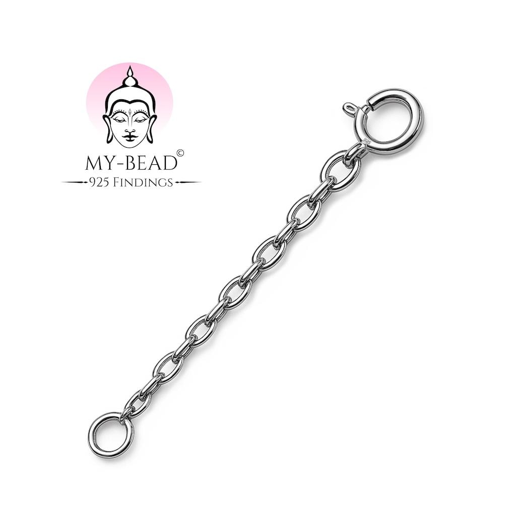 My-Bead Feine Verlängerungskette 925 Sterling Silber Für Halsketten Und Armbänder Sicherungskette Diy von MyBeadFindings