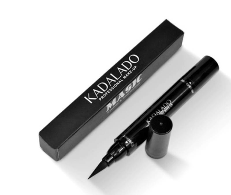 MyBeautyworld24 Eyeliner Eyeliner mit Stempel Wasserfest schwarz Flüssig Makeup Eyeliner Pen von MyBeautyworld24