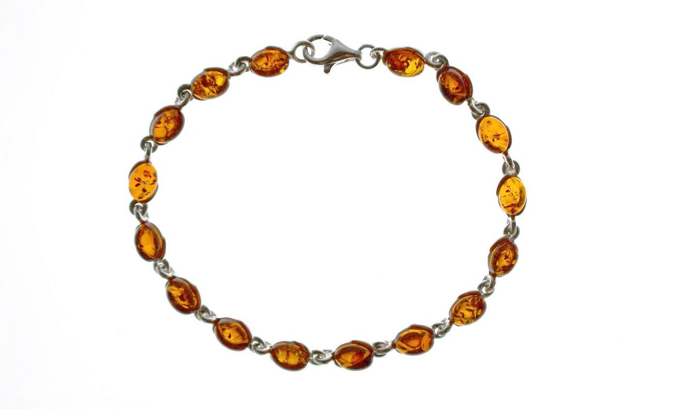 MyBer® Armband Armband Bernstein Bernsteinarmband Schmuck Damen Silber 925, Länge: 20cm PMBER117_BR1105C von MyBer®