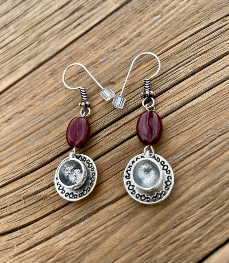 Kaffeebohnen & Tassen Ohrringe Geschenk Für Kaffeeliebhaber Kaffeebohnen & Tassen Ohrringe Geschenk Für Kaffeeliebhaber von MyBirdsAndMore