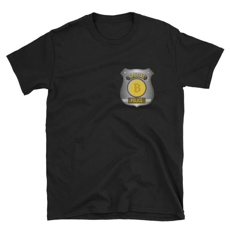 Btc Polizei Kurzarm Unisex T-Shirt/Bitcoin T-Shirt/Cryptocurrency T-Shirt/Crypto Spaß Shirts/Unisex T Shirt/Bitcoin Shirts/Crypto Shirt von MyBitcoinShirts