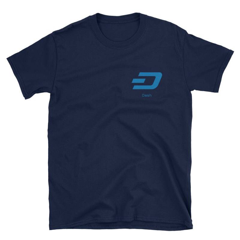 Dash Kurzarm Unisex T-Shirt/Bitcoin T-Shirt/Kryptowährung T/Crypto Spaß Shirts/Unisex T Shirt/Bitcoin Shirts/Crypto Dash T-Shirt/Btc von MyBitcoinShirts
