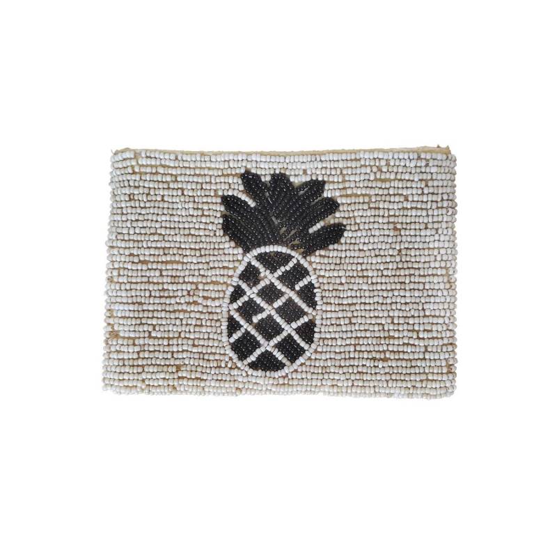 Ananas-Portemonnaie in Glasperlen von MyBlissHomeShop