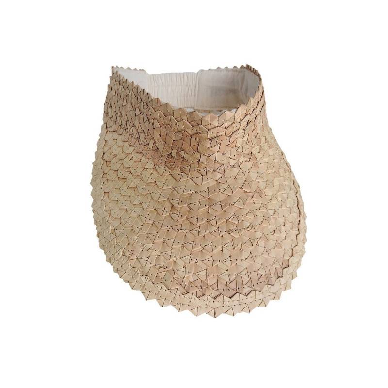 Visor Aus Hellbeigem Raffiabast von MyBlissHomeShop