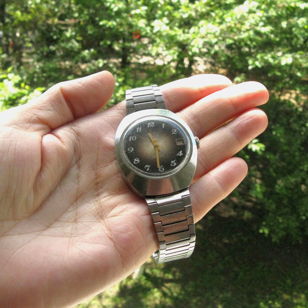 Funktionierende Poljot-Herrenuhr Udssr Vintage Armbanduhr von MyBootSale